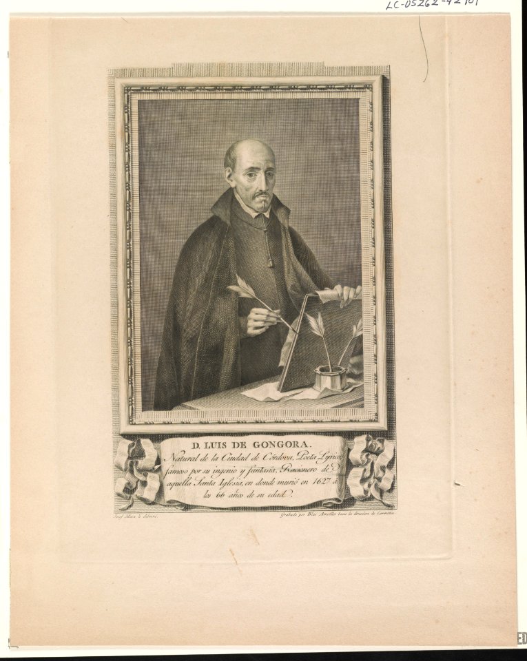 D. Luis de Gongora LCCN2003677884
