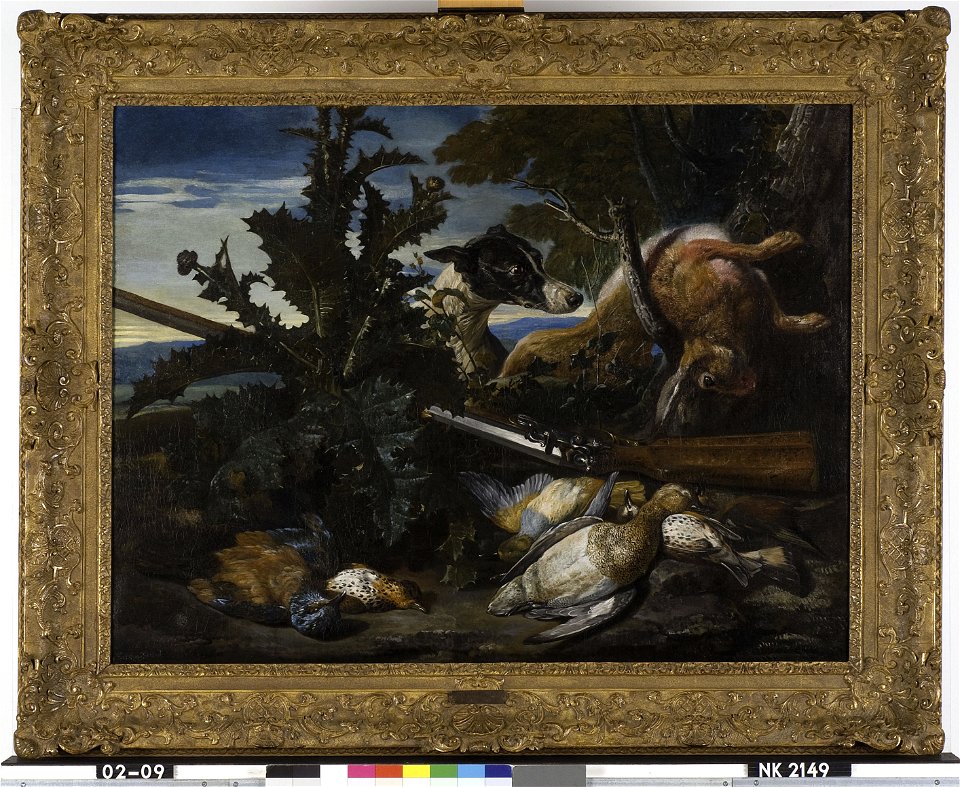 D. de Coninck - Jachtstilleven - NK2149 - Cultural Heritage Agency of the Netherlands Art Collection