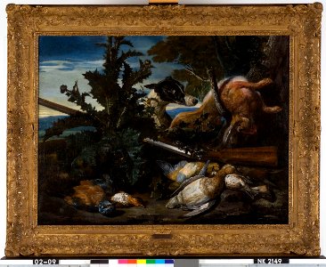 D. de Coninck - Jachtstilleven - NK2149 - Cultural Heritage Agency of the Netherlands Art Collection