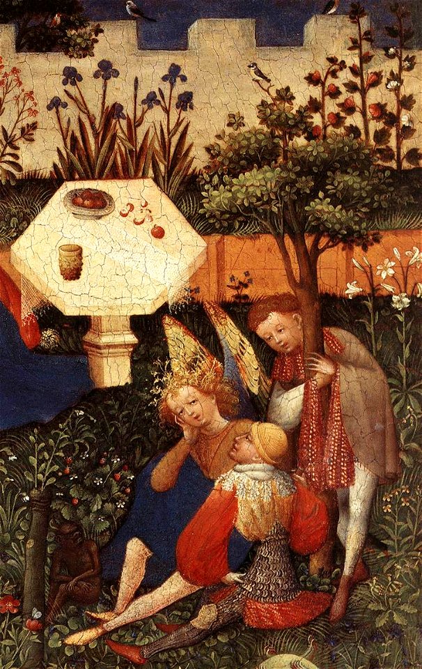 Upper Rhenish Master - The Garden of Eden (detail) - WGA23764
