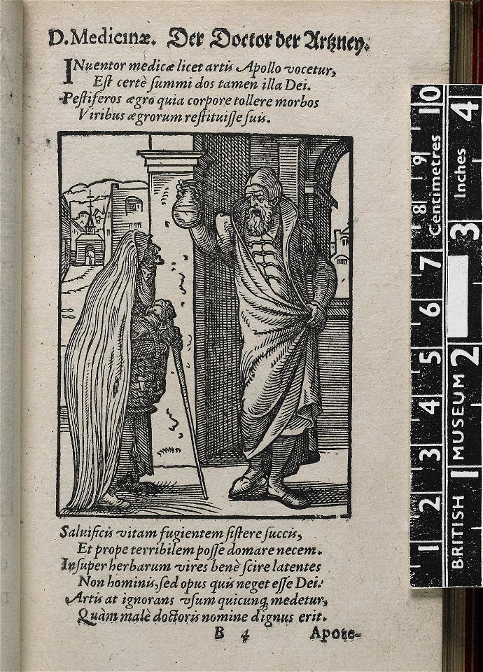 D.Medicinæ. Der Doctor der Artzney. (The Physician) (BM 1904,0206.103.13)