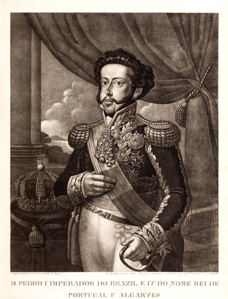 D. Pedro Iº. Imperador do Brazil, e IVº. do nome rei de Portugal e Algarves, da Coleção Brasiliana Iconográfica
