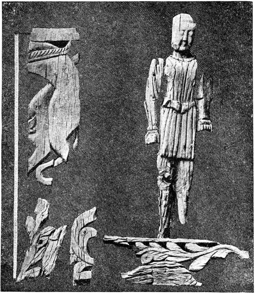 D031-Bois sculpté trouvé dans les ruines de Lu-Lan -liv2-ch11