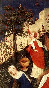 Upper Rhenish Master - The Garden of Eden (detail) - WGA23766