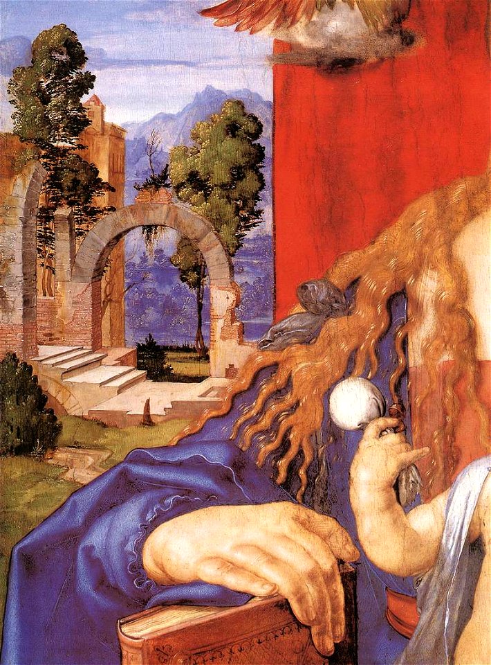 Albrecht Dürer - Madonna with the Siskin (detail) - WGA6968