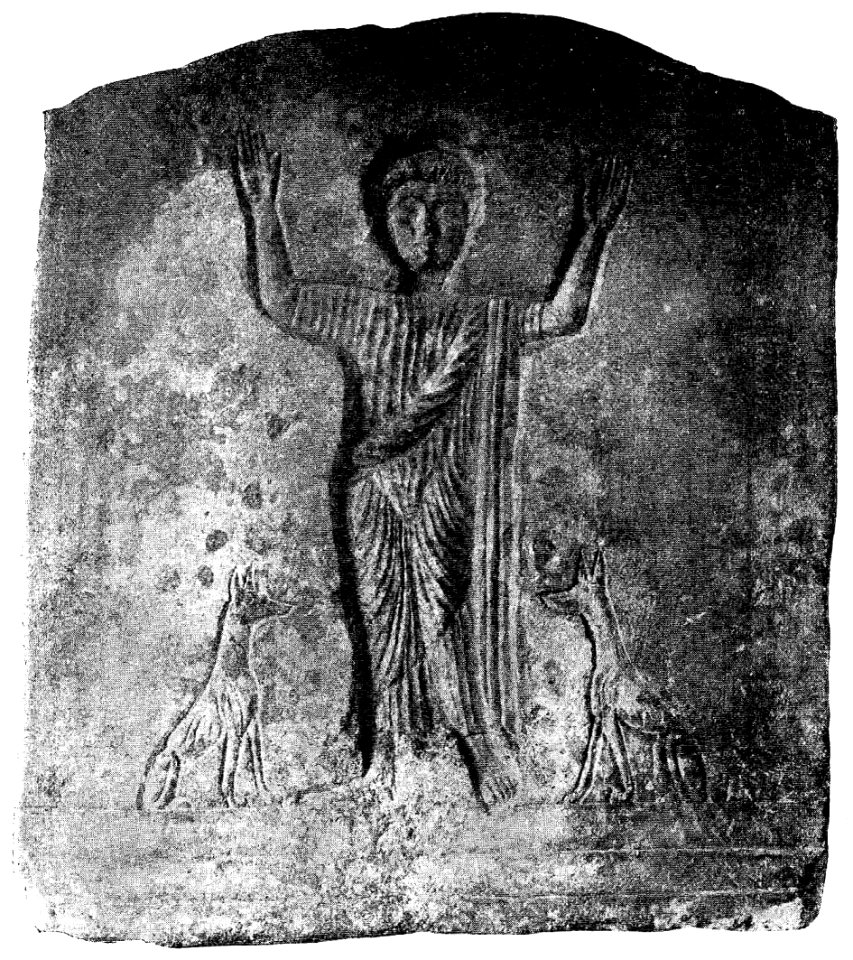 D305- fouilles d'antinoe, femme en prière -liv3-ch1