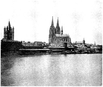 D169- le rhin et la cathédrale de cologne - liv3-ch08