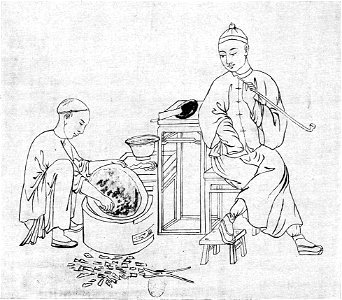 D169- travail de l’opium. — cuisson - Liv3-Ch18