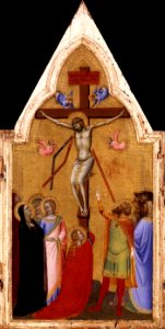 Bernardo Daddi - Crucifixion - WGA05856. Free illustration for personal and commercial use.