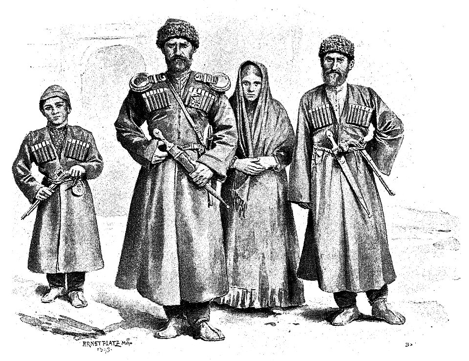 Dadeshkeliani family in Mazeri (E. Platz)