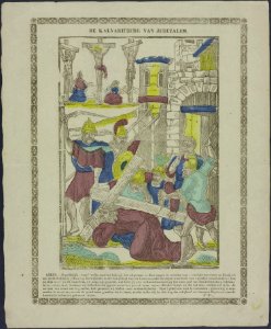 De Kalvarieberg van Jeruzalem-Catchpenny print-Borms 0547