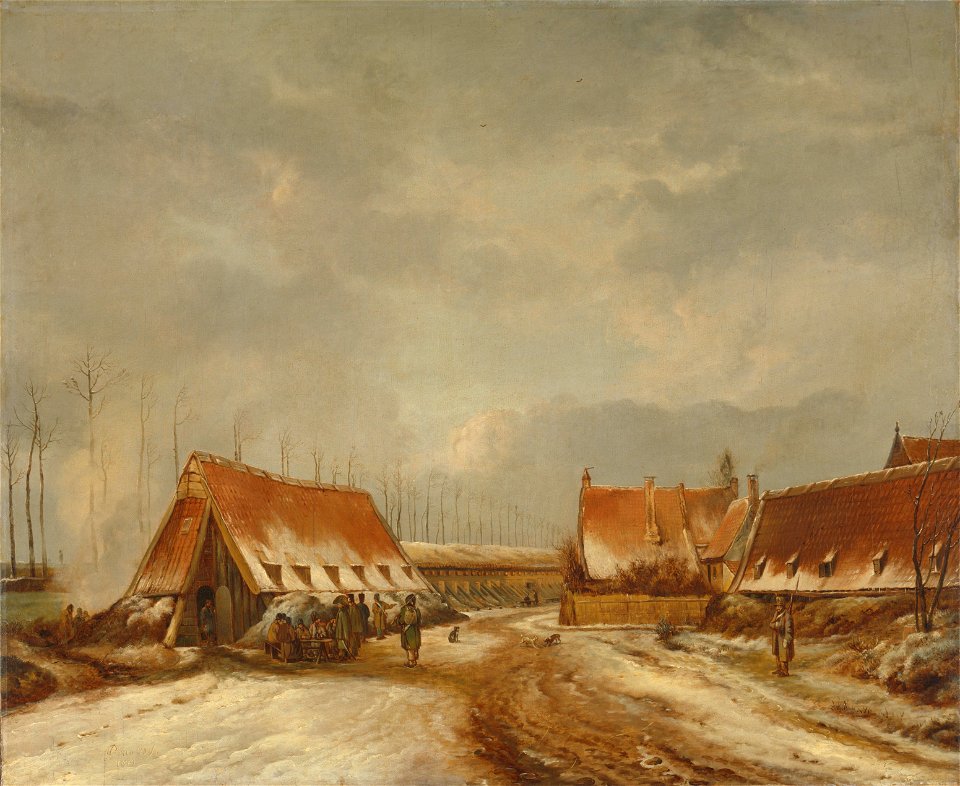 De kazematten voor Naarden in 1814 Rijksmuseum SK-A-1372