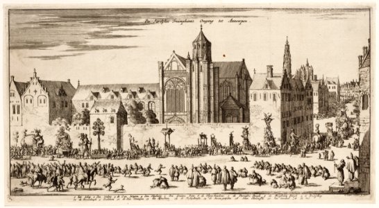 De iaerlijkse triumphante omgang tot Antwerpen, objectnr A 19693