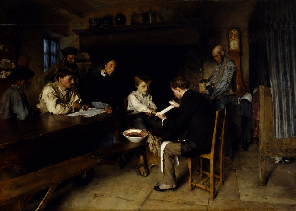 Pascal Adolphe Jean Dagnan-Bouveret - An Accident - Walters 3749