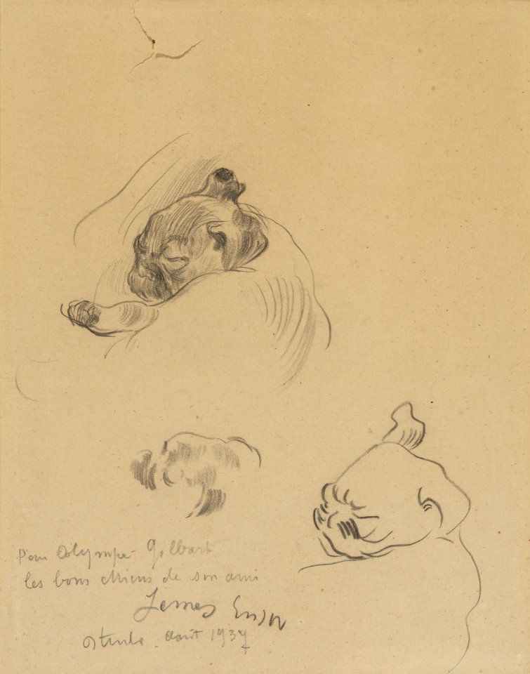 De honden, James Ensor, Mu.ZEE Oostende, SM000417