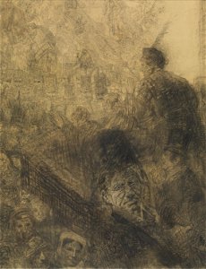 De intrede van Christus in Jeruzalem , James Ensor, MSK Gent, 1963-E