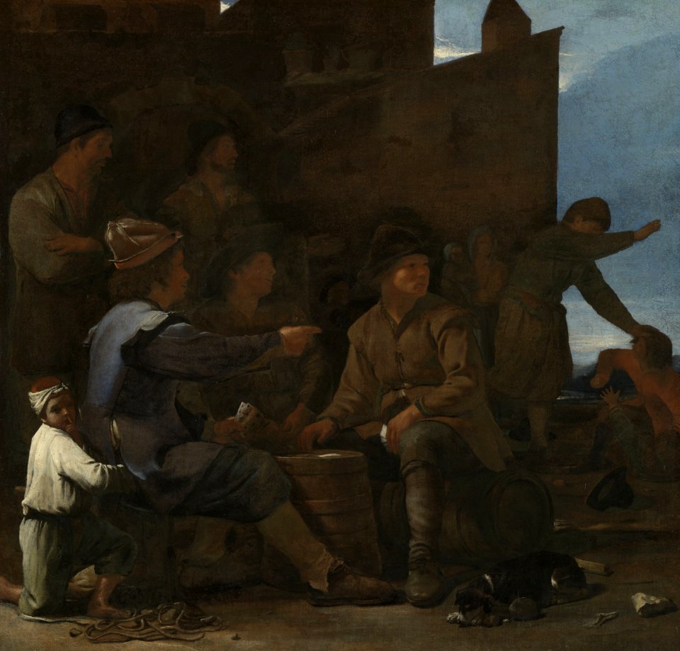 De kaartspelers Rijksmuseum SK-A-1958