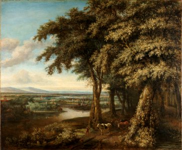 De ingang van het bos Rijksmuseum SK-A-207