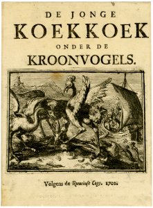 De Jonge Koekkoek onder de Kroonvogels (The young Cuckoo among the Crown Birds) (BM 1854,0513.522.26)