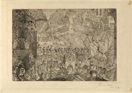 De intrede van Christus in Brussel, James Ensor, MSK Gent, 1998-B-114-3