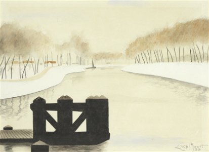 De Keignaertkreek in Zandvoorde, Léon Spilliaert, Mu.ZEE Oostende, K000472