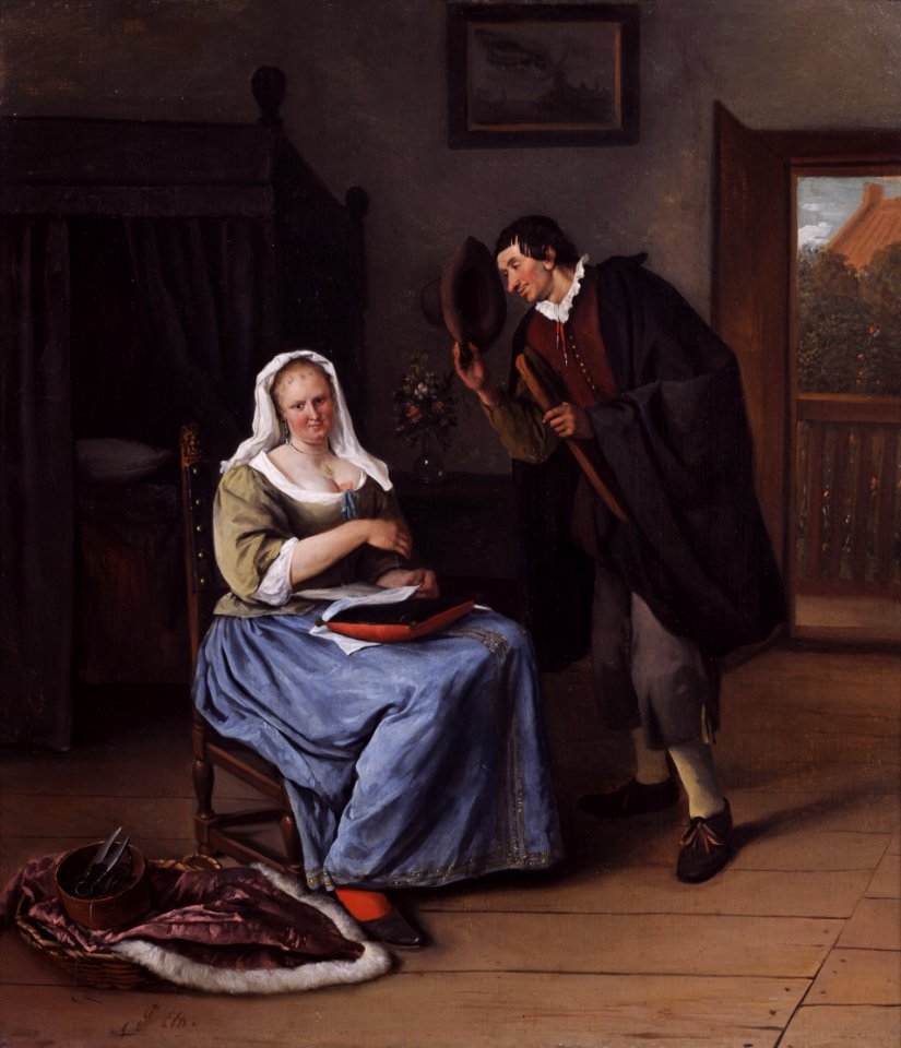 De koekvrijer door Jan Steen