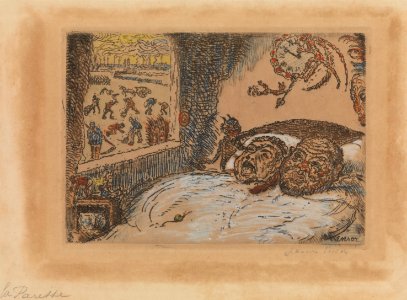 De luiheid, James Ensor, MSK Gent, 1998-B-119