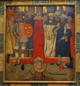 De kruisiging van de heilige Petrus door Jaime Huguet (1415-1492)