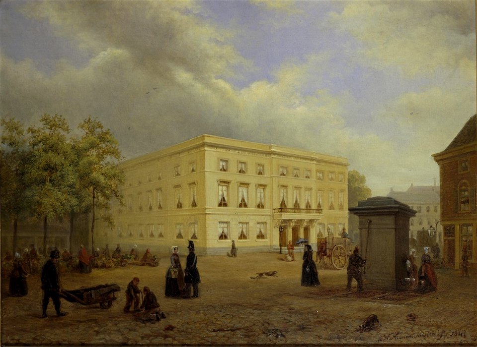 De Mariaplaats met het Gebouw voor Kunsten en Wetenschappen te Utrecht Centraal Museum 2335