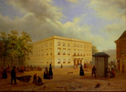 De Mariaplaats met het Gebouw voor Kunsten en Wetenschappen te Utrecht Centraal Museum 2335
