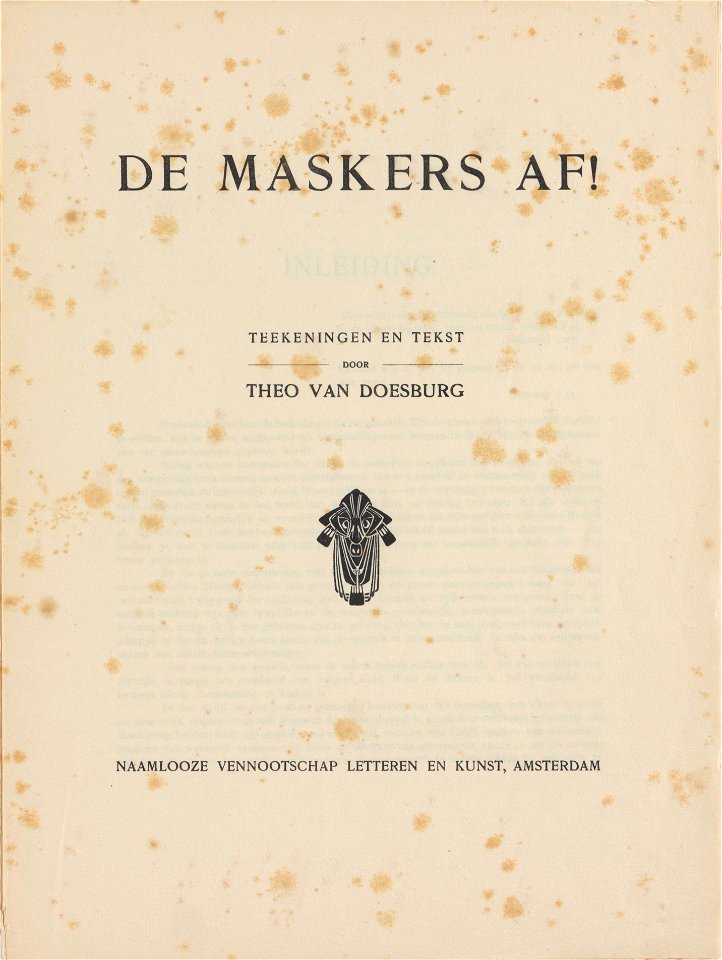De maskers af! by Theo van Doesburg Centraal Museum K89222, page 3