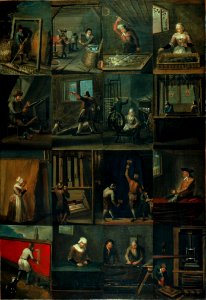 De lakenbereiding in zestien taferelen Centraal Museum 2292