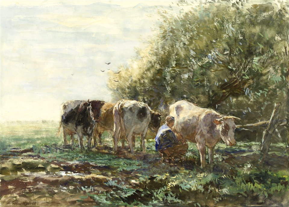 De melkbocht Rijksmuseum SK-A-3693