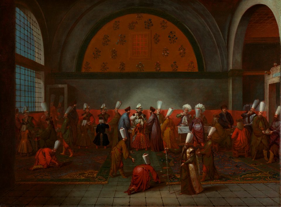 De maaltijd aangeboden aan ambassadeur Cornelis Calkoen Rijksmuseum SK-A-4077