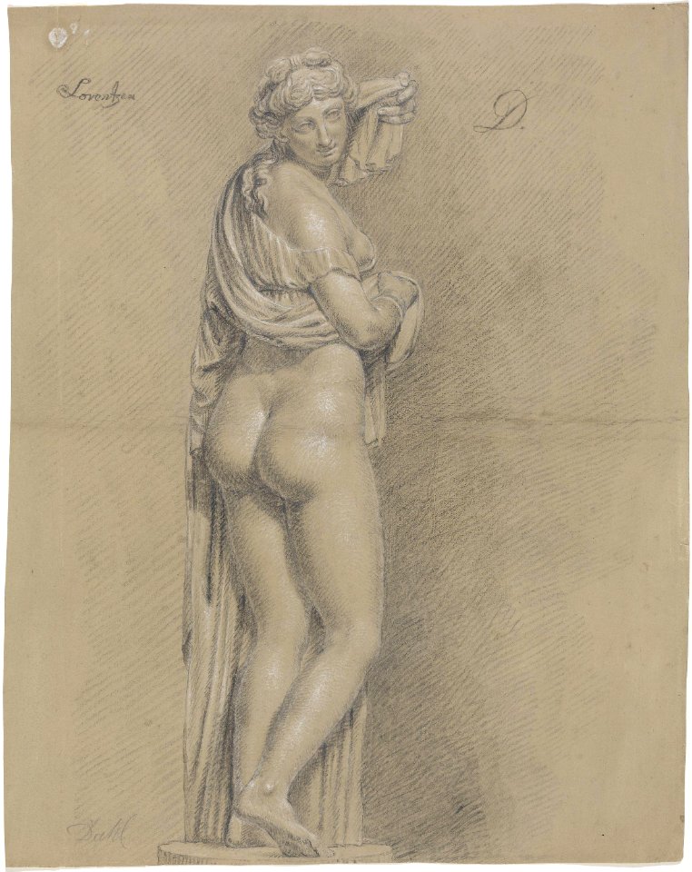 Johan Christian Dahl - Afrodite Kallipygos - Nasjonalmuseet - NG.K&H.B.02631