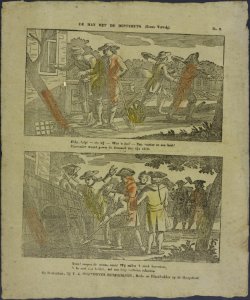 De man met de bontemuts. (Eerste vervolg)-Catchpenny print-Borms 0989