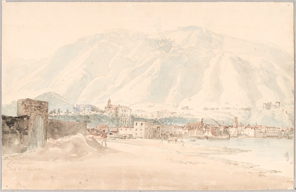 Johan Christian Dahl - Castellamare - KODE Art Museums and Composer Homes - BB.B.00611