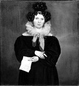 Johan Christian Dahl - Amalie von Bassewitz - Norsk portrettarkiv - Riksantikvaren - D000003 (cropped)
