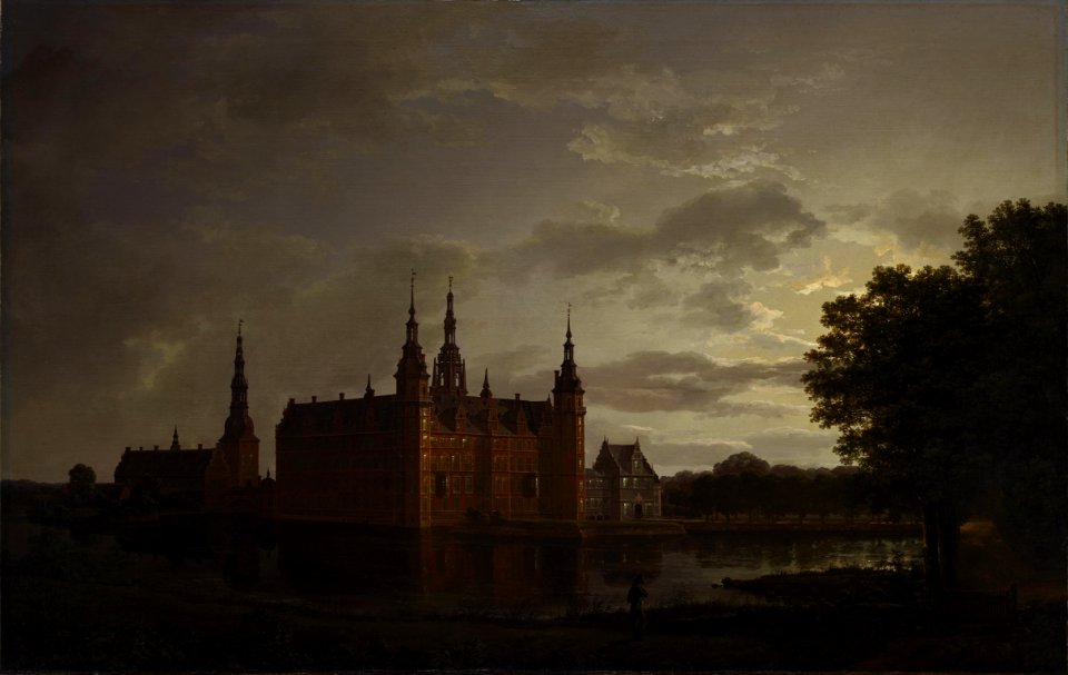 Johan Christian Claussen Dahl - Frederiksborg slott (1817)