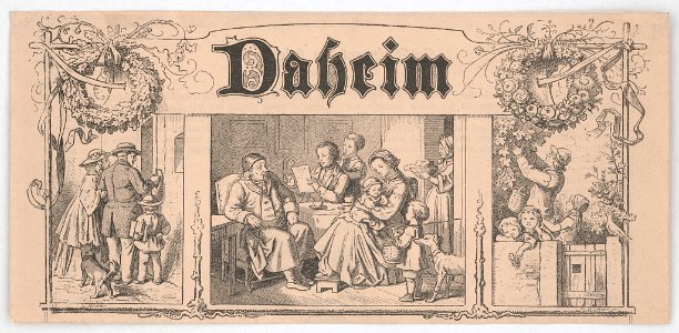 Daheim - originalz v. L. Richter ; H. Bürkner sc. LCCN2017658528