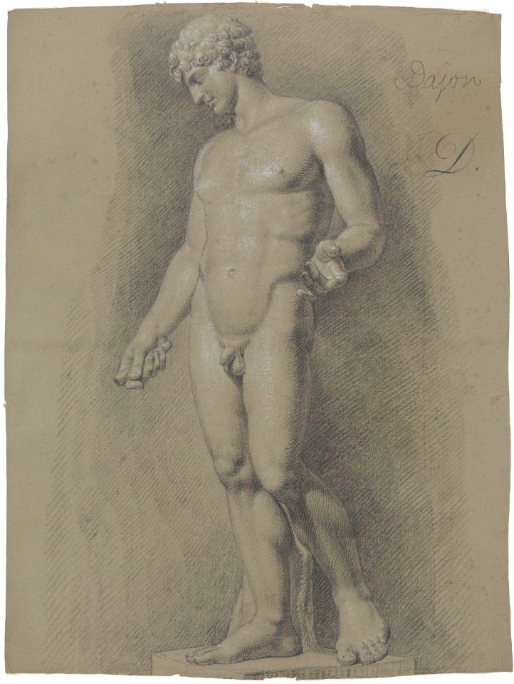Johan Christian Dahl - Antinous fra Capitol - Nasjonalmuseet - NG.K&H.B.02624