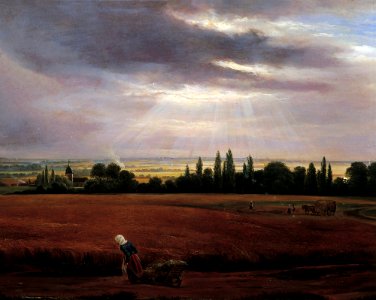 Johan Christian Claussen Dahl - Landskap i nærheten av Dresden