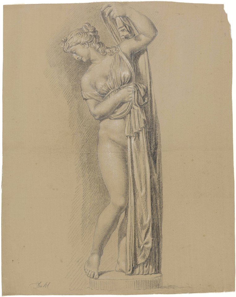 Johan Christian Dahl - Afrodite Kallipygos - Nasjonalmuseet - NG.K&H.B.02632