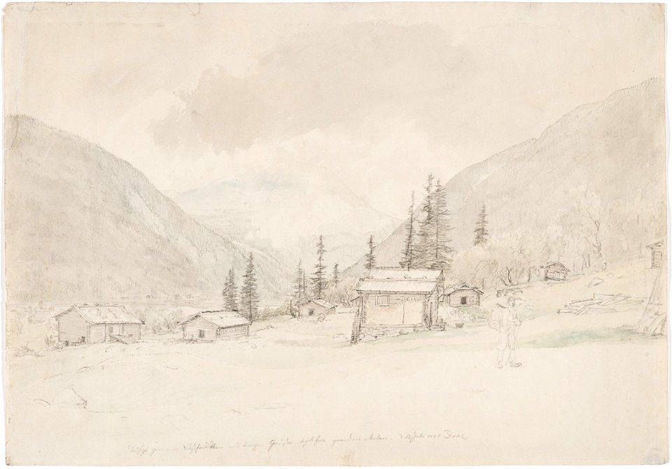 Johan Christian Dahl - From the Vestfjord Valley - Fra Vestfjorddalen - KODE Art Museums and Composer Homes - BB.B.00526
