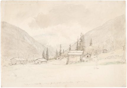 Johan Christian Dahl - From the Vestfjord Valley - Fra Vestfjorddalen - KODE Art Museums and Composer Homes - BB.B.00526