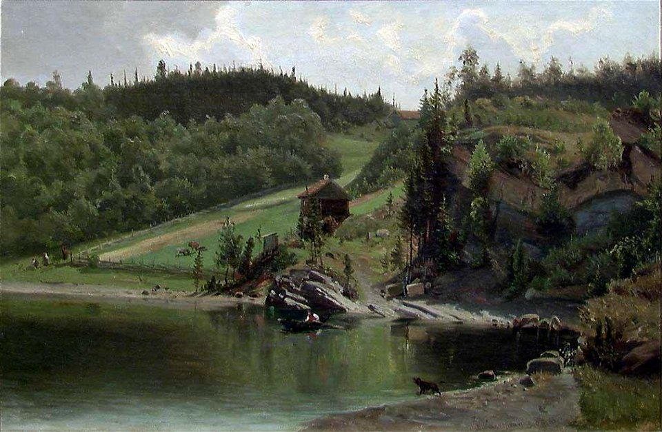 Olaf Dahl - The Bay at Bjerkås - NG.M.03276 - National Museum of Art, Architecture and Design