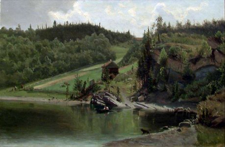 Olaf Dahl - The Bay at Bjerkås - NG.M.03276 - National Museum of Art, Architecture and Design