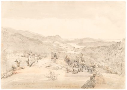 Johan Christian Dahl - Lyse Abbey - Lysekloster - KODE Art Museums and Composer Homes - BB.B.00635