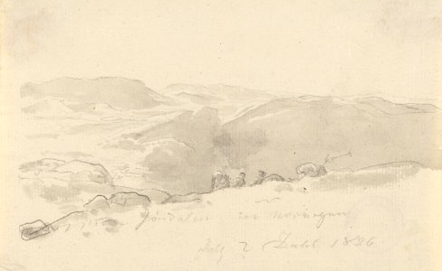 Johan Christian Dahl - Fra Jønndalen - Nasjonalmuseet - NG.K&H.B.02184