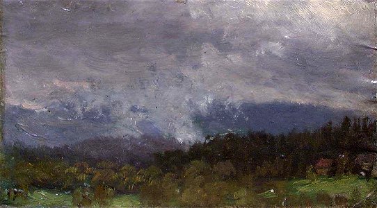 Siegwald Dahl - Landscape from Stabekk near Oslo - NG.M.03654 - National Museum of Art, Architecture and Design